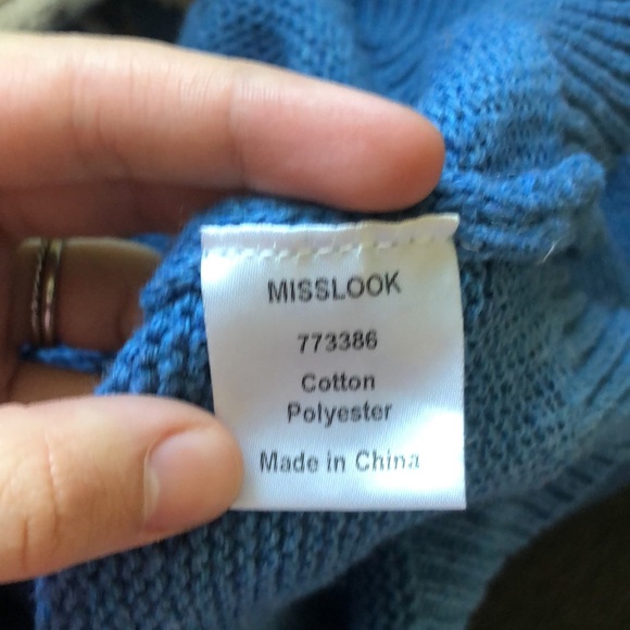 ✨ Wool ✨ Fair Isle Nordic Crew Neck Sweater - Picture 3 of 5